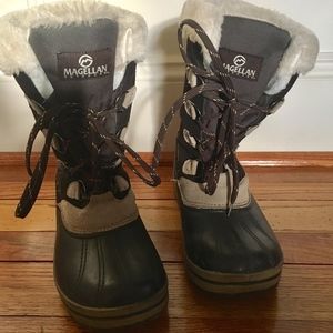 lace up boots Women's size 10